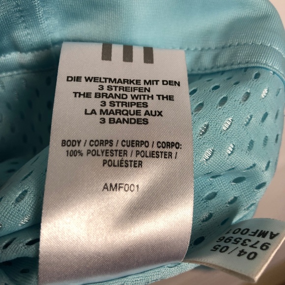 Adidas Track Jacket Light Blue sz M - Picture 2 of 4